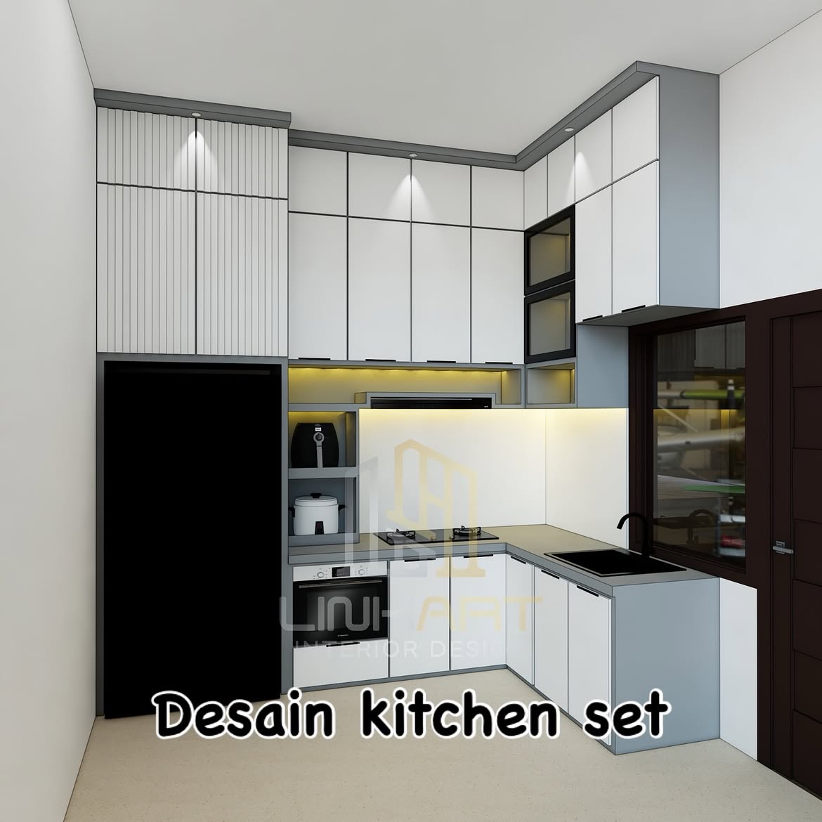 Desain 3D kitchen set, kami desain sesuai request anda.Yuk yang mau dibantu desain dan pengerjaa (1)